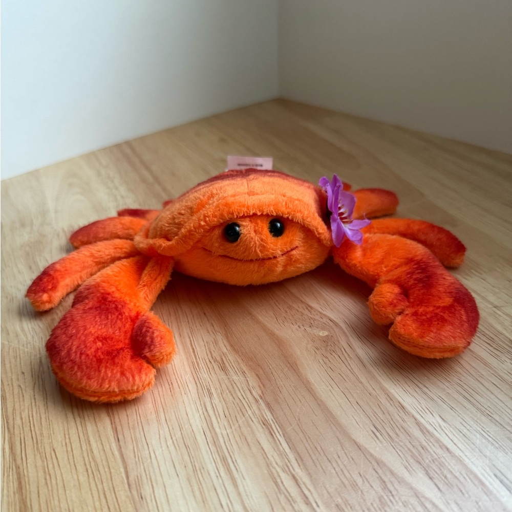 Hawaiian Hihe'e Crab with Aloha Flower Stuffed Animal Collectible